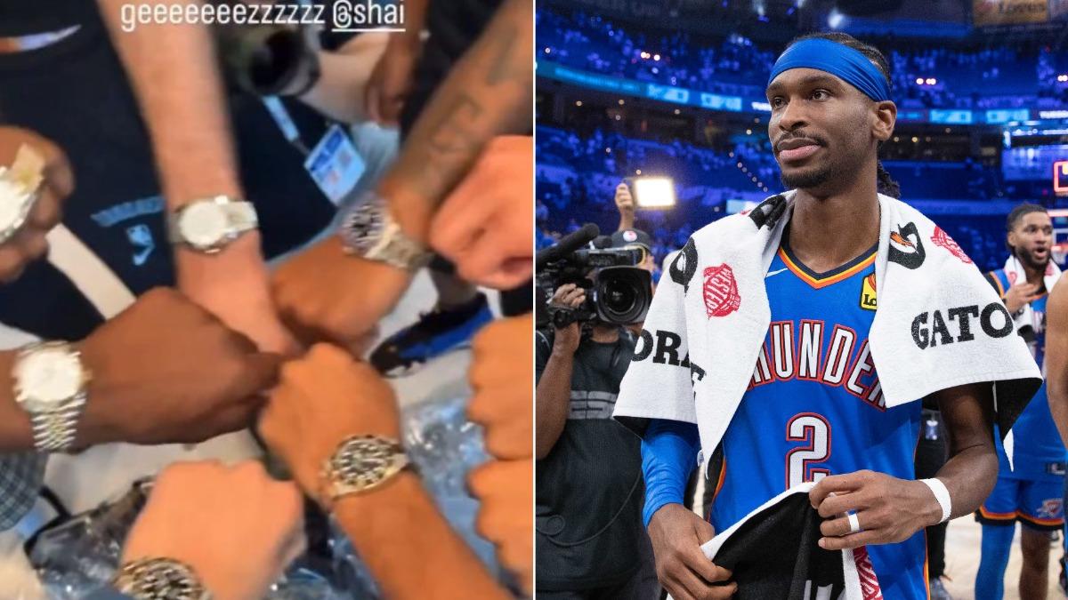 NBA/SGA奪年度MVP「送全隊勞力士」 豪氣大手筆嗨翻更衣室