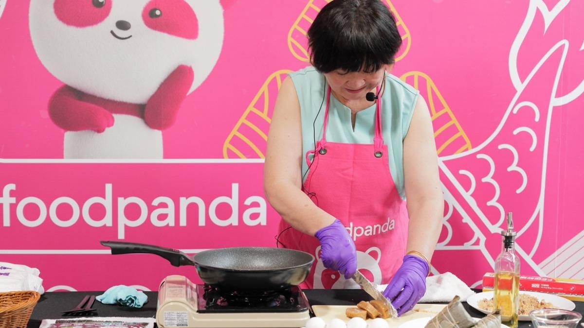 foodpanda特別攜手家事達人楊賢英推出三招粽子理「材」術。(圖/業者提供)
