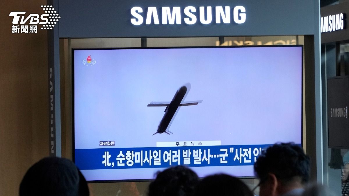 北韓22日發射多枚巡弋飛彈。（圖／達志影像美聯社）