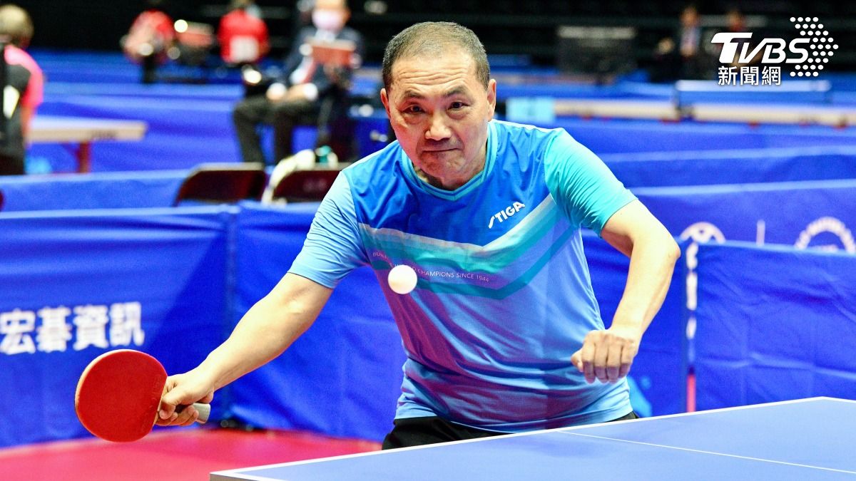 對手來頭都不小!侯友宜出戰世壯運桌球 1勝2敗無緣晉級