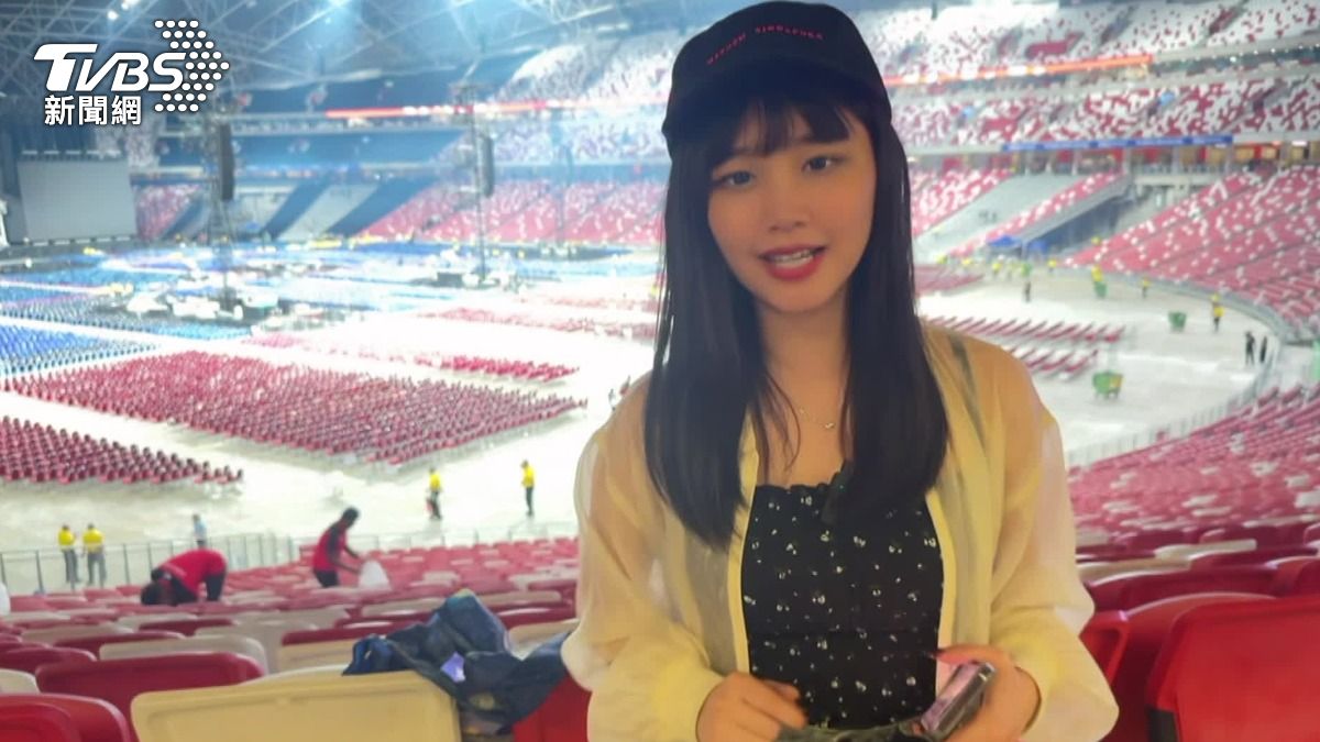 TVBS記者洪儀婷直擊女神卡卡新加坡演唱會(圖/TVBS)