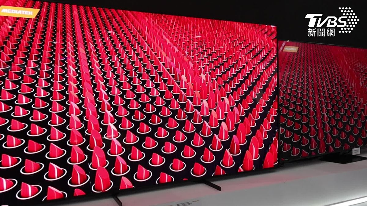 聯發科推出全球首款8K 60Hz AI畫質顯示控制晶片（圖／TVBS）