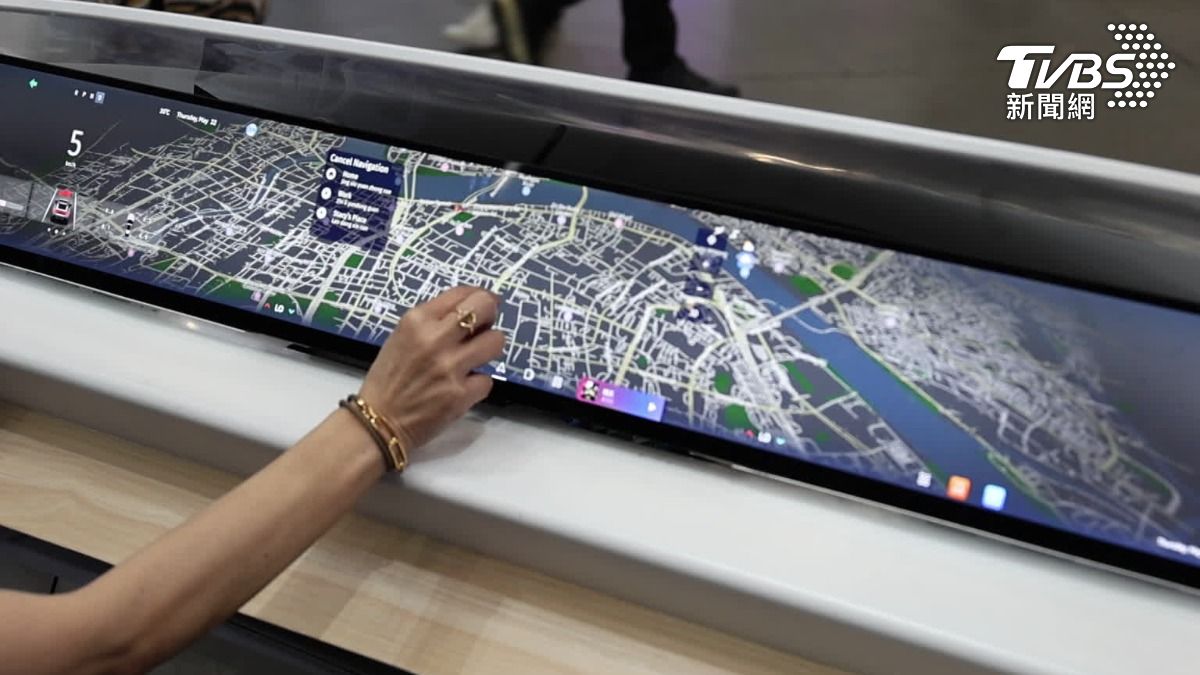 聯發科跟NVIDIA合作的智慧座艙平台（圖／TVBS）