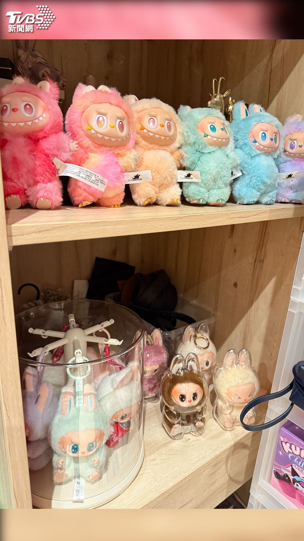 徐巧芯近期紓壓方式是購買潮玩盲盒。（圖／徐巧芯提供）