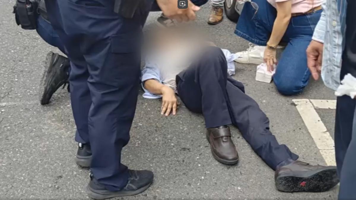 肇事翁一度昏迷 目擊者：醒後頻問車子狀況（圖／TVBS）