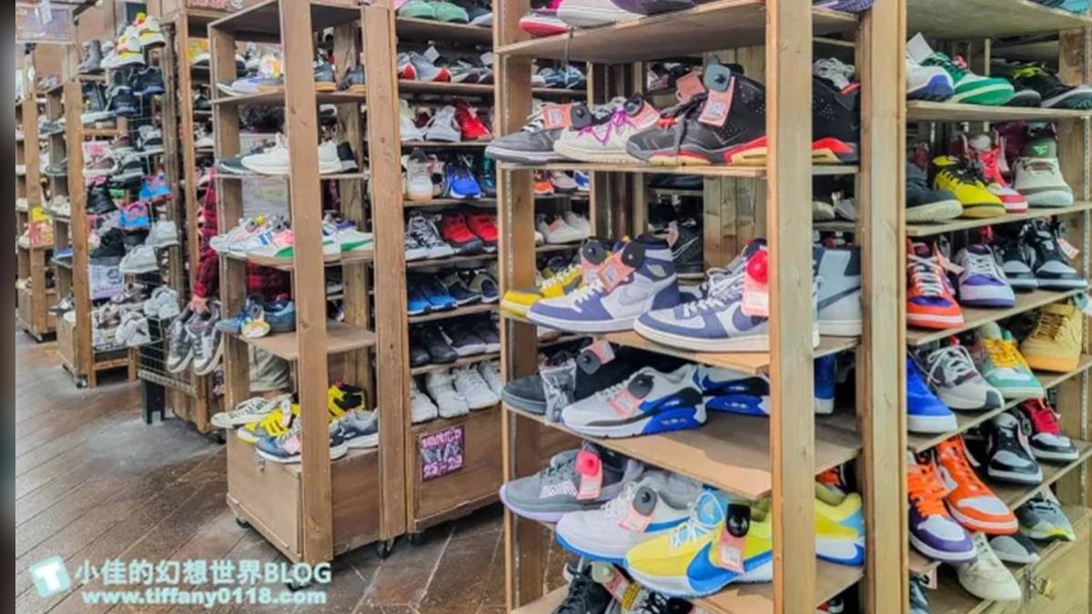 鞋類區則是各種款式、各類品牌都有，不過這種二手店尋寶還是要靠點運氣。（圖／小佳的幻想世界提供）  