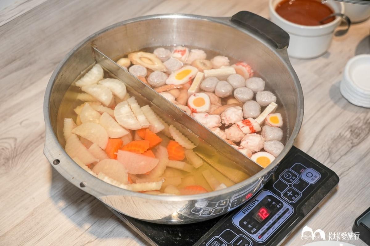 熱食區提供關東煮可享用。(圖/「卡夫卡愛旅行」提供)