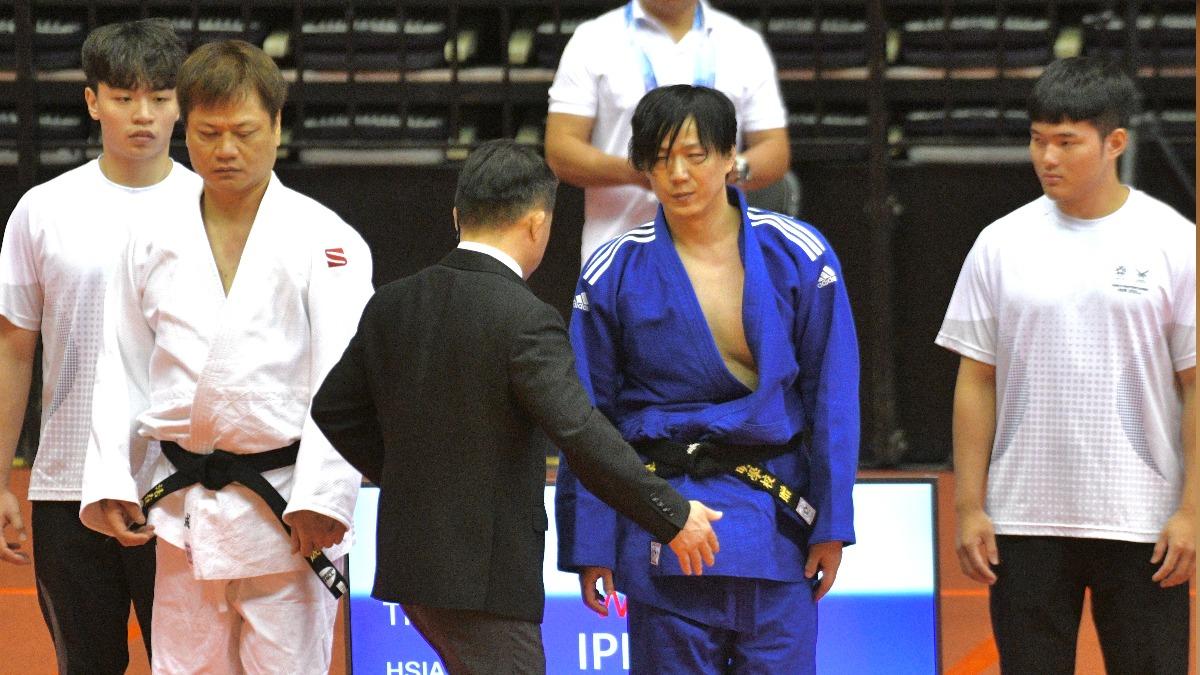 蕭煌奇兩戰全勝嬴得金牌。(圖/胡瑞麒攝)