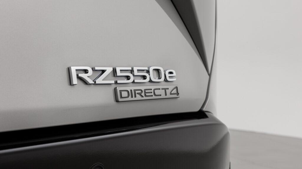 新年式Lexus RZ新增一款性能更強悍的RZ 550e F Sport AWD車型。(圖/Lexus提供)