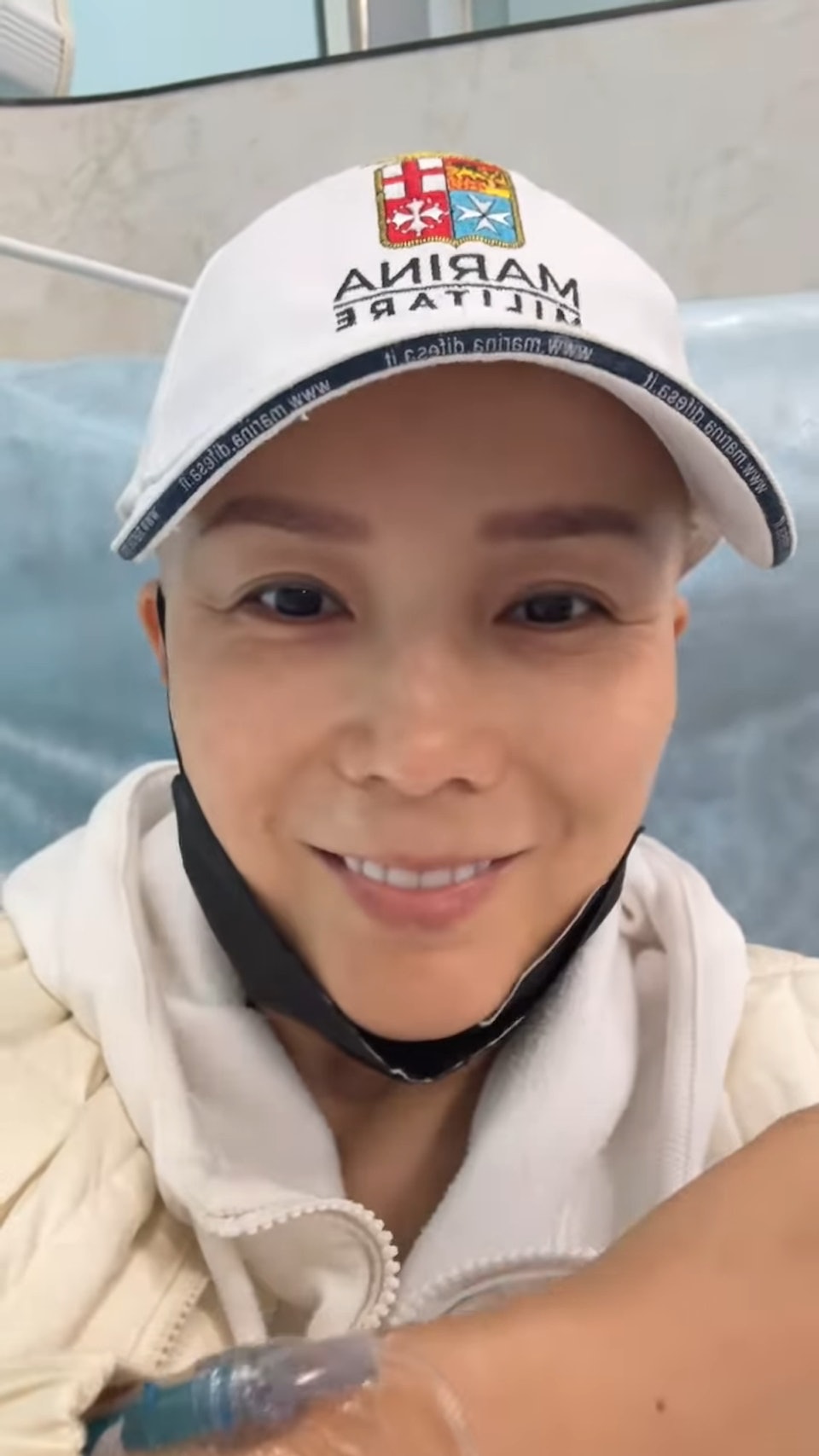 吳文忻公開罹癌的消息後也積極接受各種治療。(圖/翻攝自IG@nat_ng_nat)