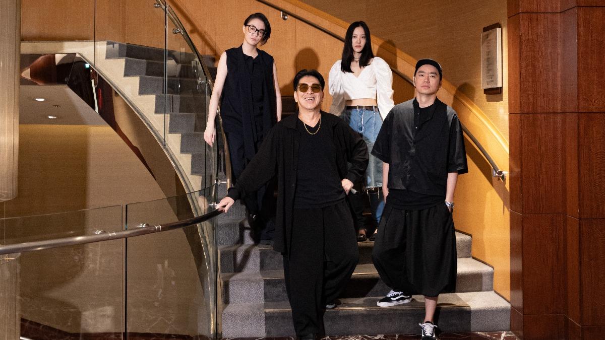 張榕容(左起)、高捷、周楚濋與導演甘劍宇出席《誤殺3》台灣媒體聯訪。(圖/兩岸電影展提供)