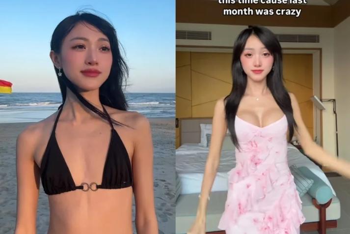 克拉拉過去倡導「平胸也能自信」,如今自己跑去隆乳。(圖/翻攝自克拉拉IG)