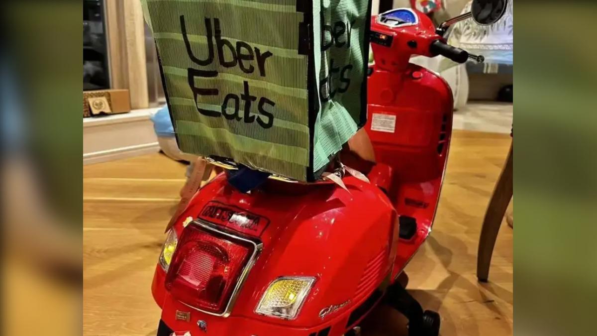 林志玲為兒子做了外送小車車,讓網友直呼超用心。(圖/翻攝自林志玲IG)