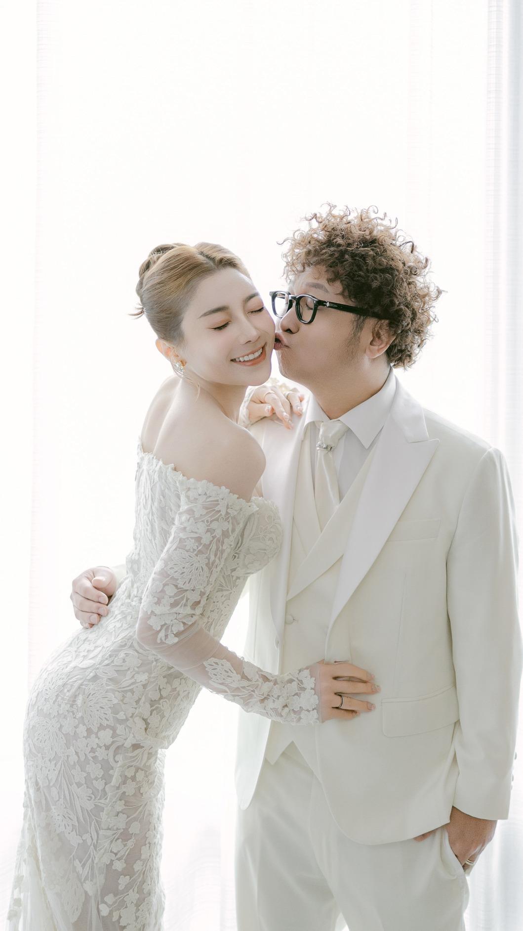 納豆和依依婚紗曝光。(圖/Playground Photo提供)
