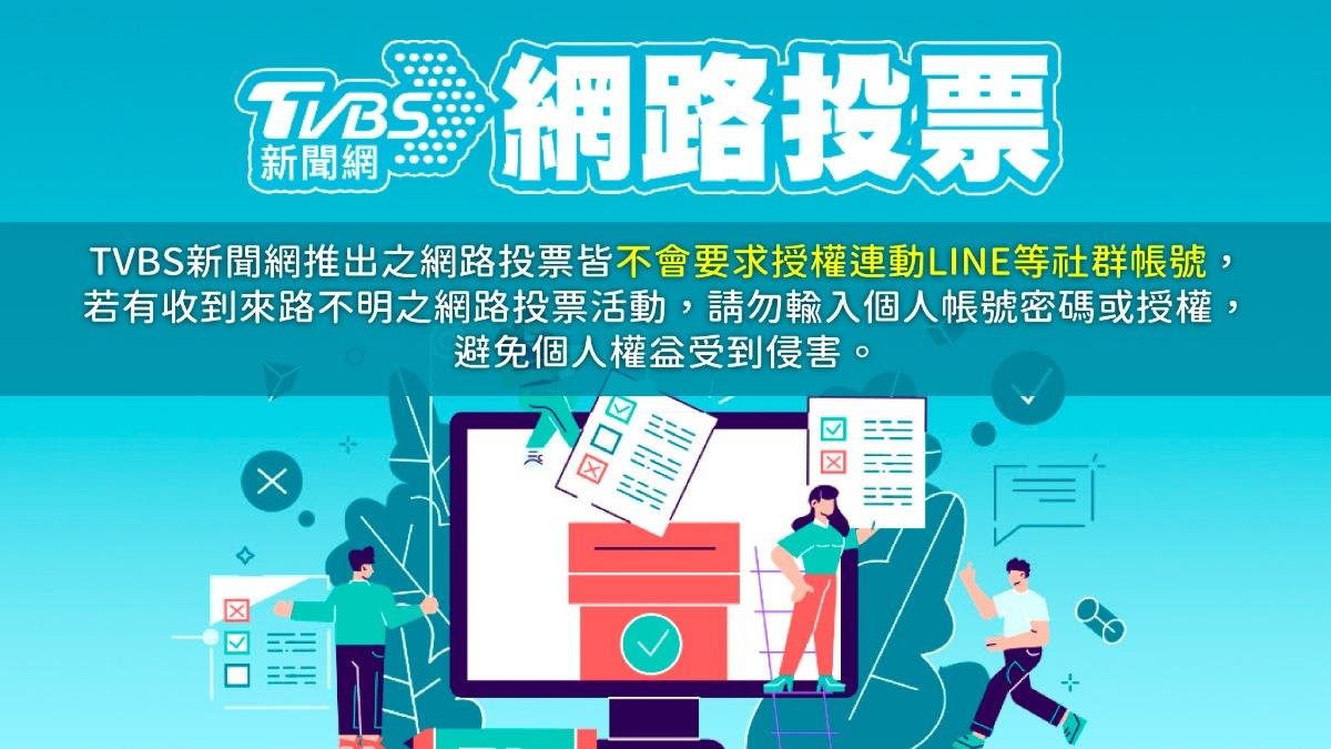 《TVBS新聞網》網路投票/對賴清德點名韓國瑜聲援沈伯洋的看法