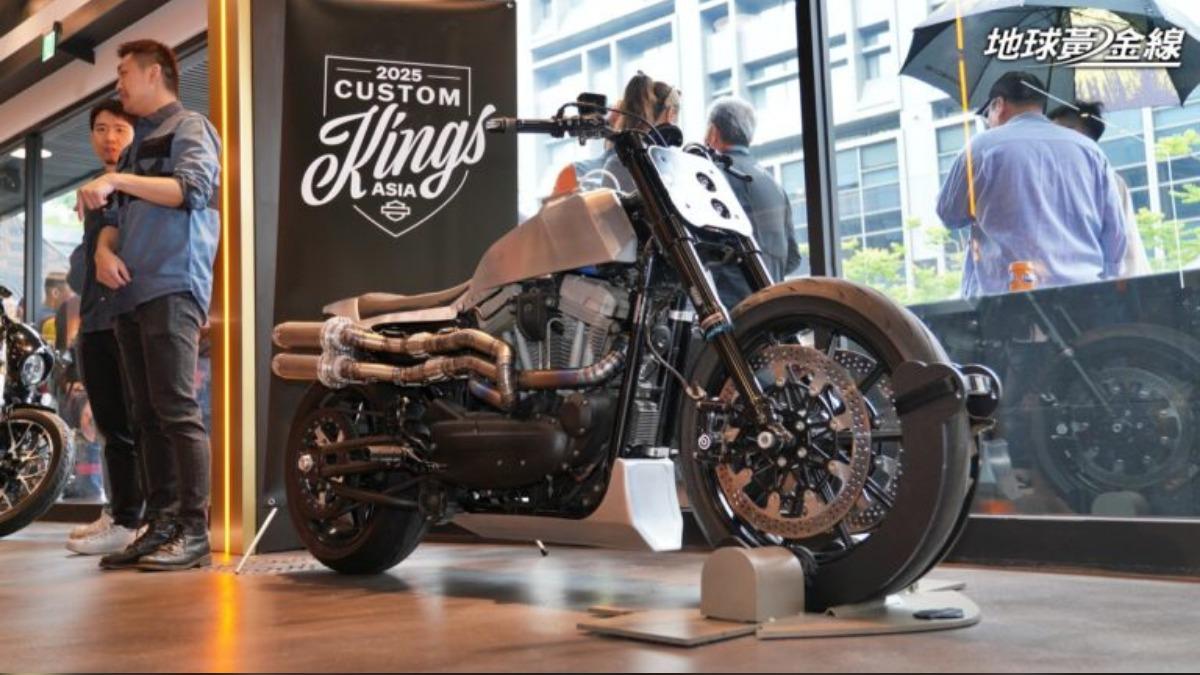 Speedster by S.M.F.以Sportster XR1200為藍本，結合Pikes Peak與Flat Tracker賽道基因。（圖／地球黃金線）