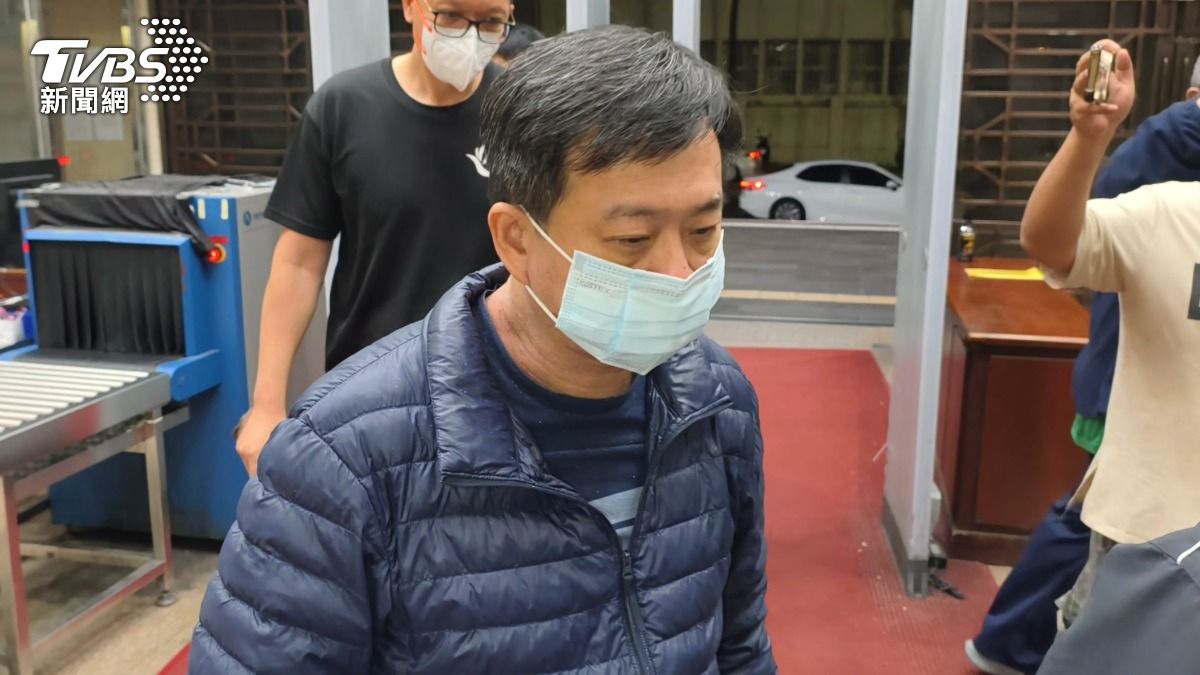 威京集團財務長張志澄無保請回。（圖／陳冠宇攝）