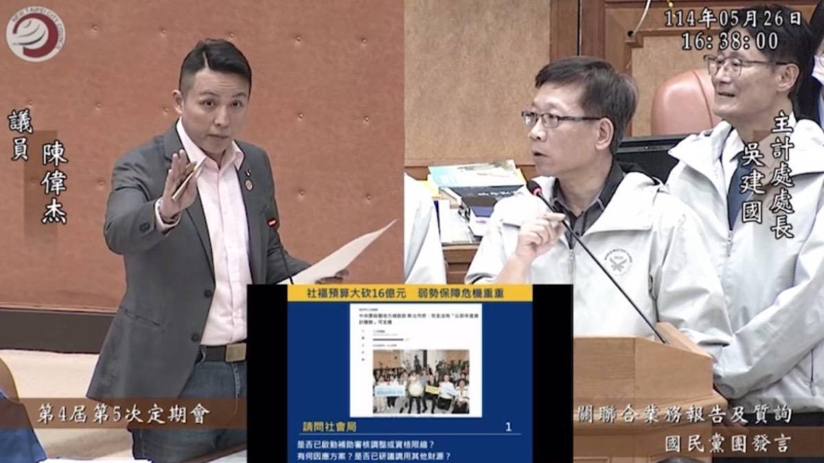 中央粗暴刪新北補助30億!藍議員:重創社福、教育、建設