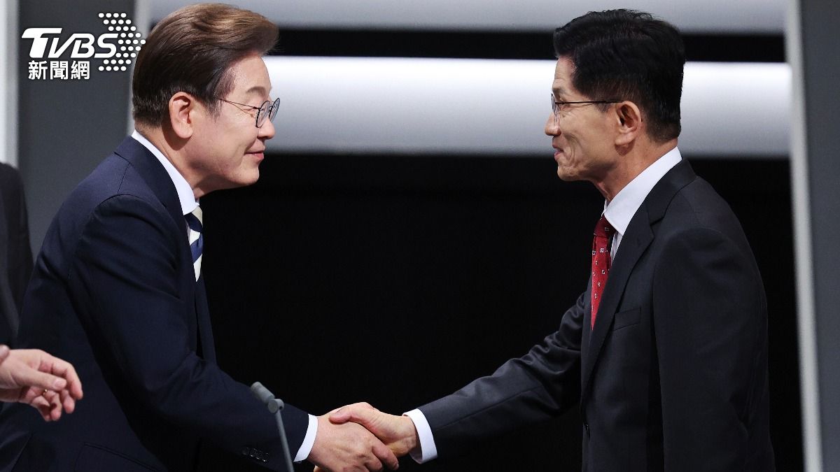 南韓總統大選最後一場電視辯論會將在27日登場。資料照。（圖／達志影像美聯社）