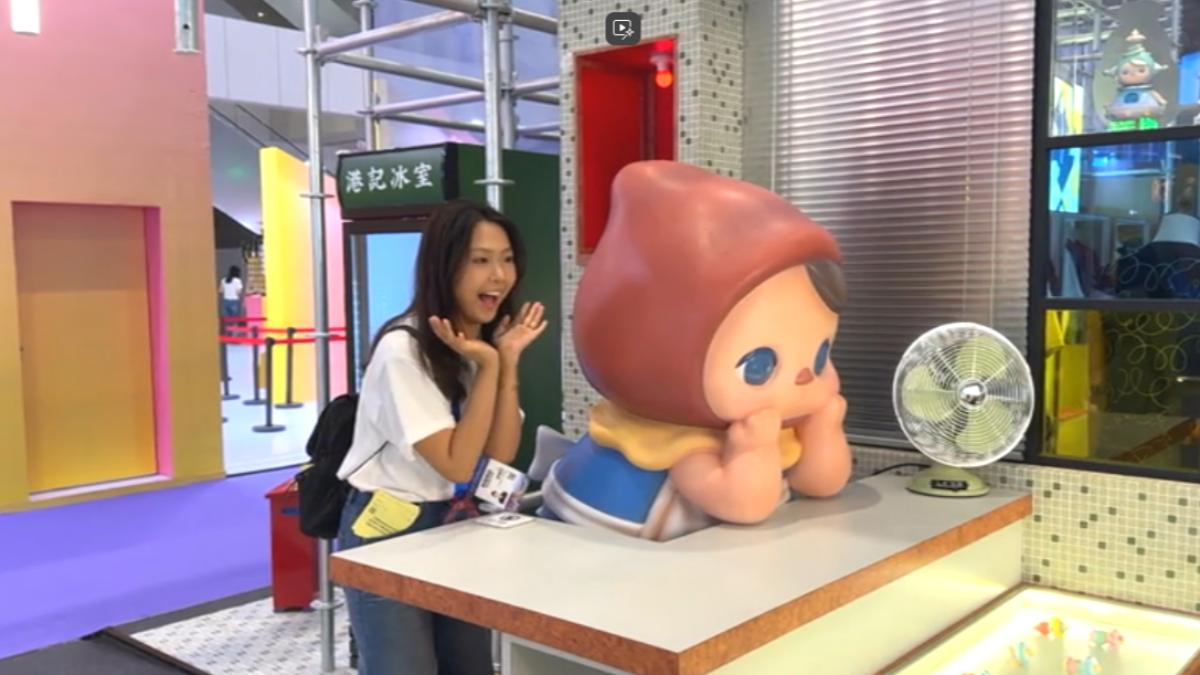深圳文博會 泡泡瑪特展位夯 民眾打卡(圖/TVBS)