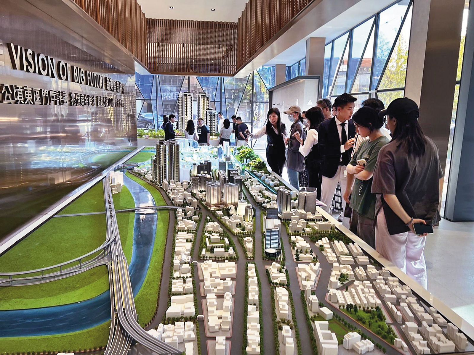 北士科區內新建案透露,輝達確定進駐後,預約看屋數量增3倍。(示意畫面,非北士科建案/東方大境提供)