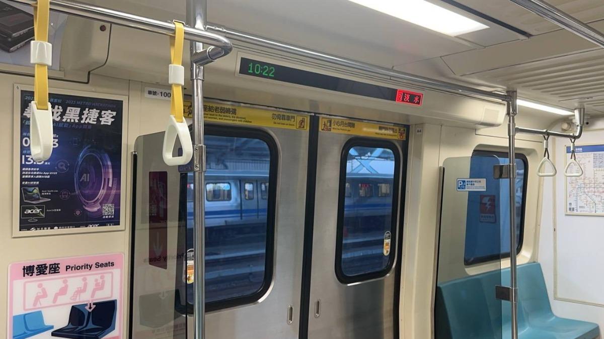 北捷宣布在車廂內新增「較低的手拉環」。(圖/北捷提供)