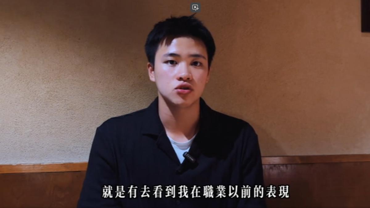 孫易磊賽後受訪 表達對球團感謝 （圖／孫易磊經紀公司）