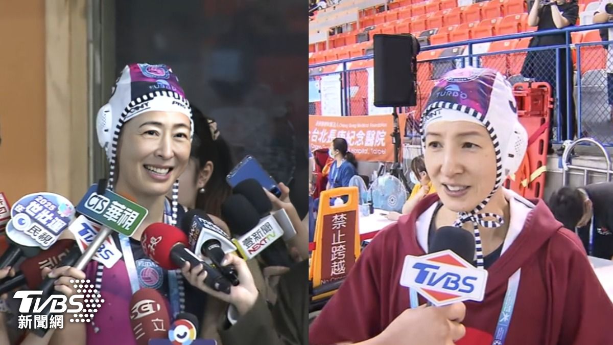 賈永婕.夏嘉璐組隊 奪世壯運"水球"金牌(圖/TVBS)