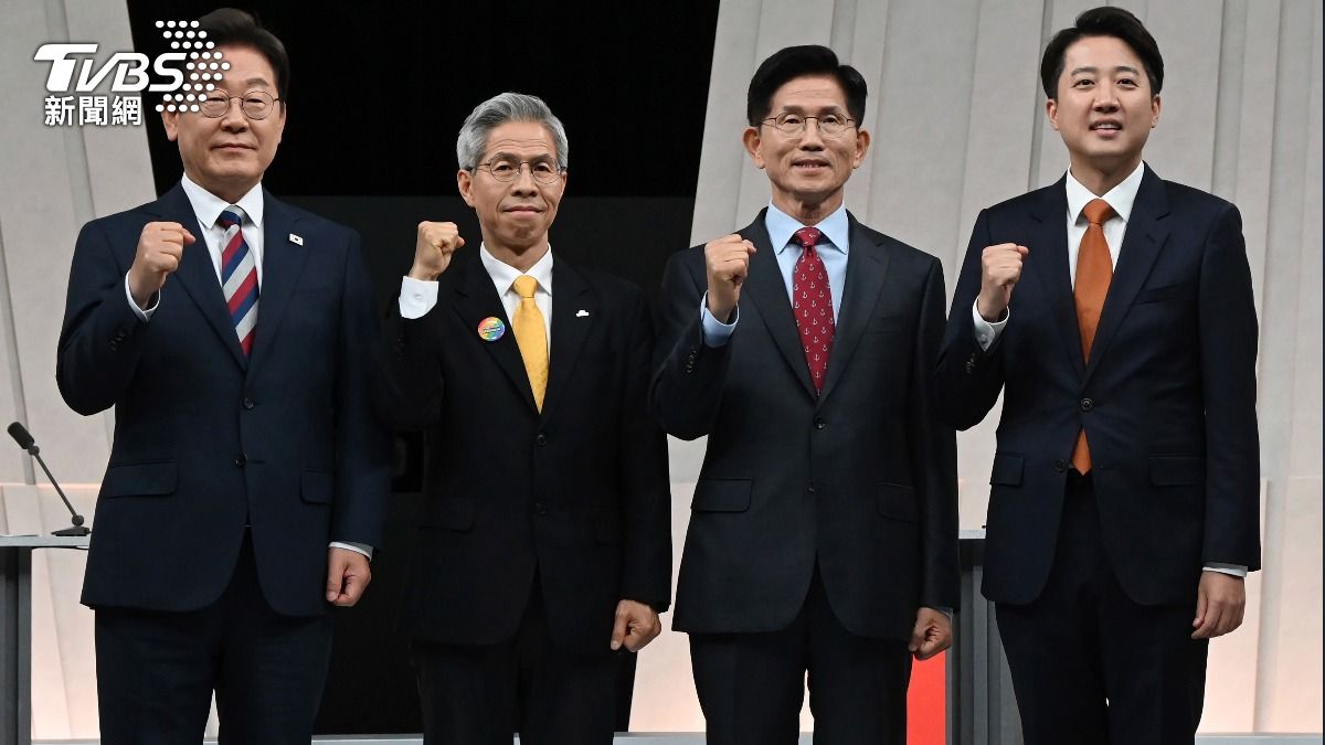 最後一場南韓總統大選電視辯論會27日登場。（圖／達志影像美聯社）