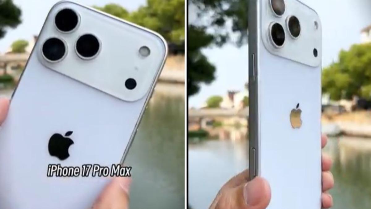 iPhone17 Pro Max最新實機模型曝　機身變厚、相機模組巨大