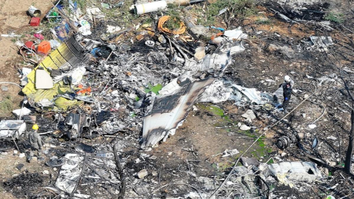 南韓海軍P-3C反潛機墜毀!4人全罹難 目擊者:墜落前避開住宅