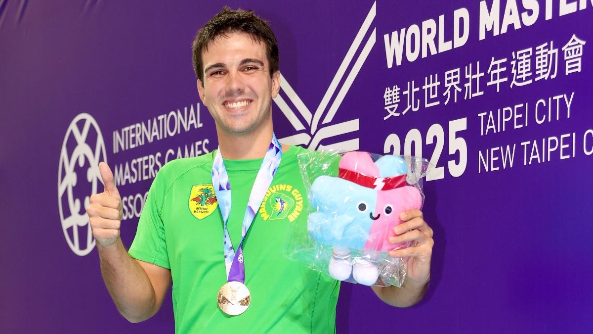 Antonin Cabassud參加游泳奪金。(圖/世壯運執委會提供)