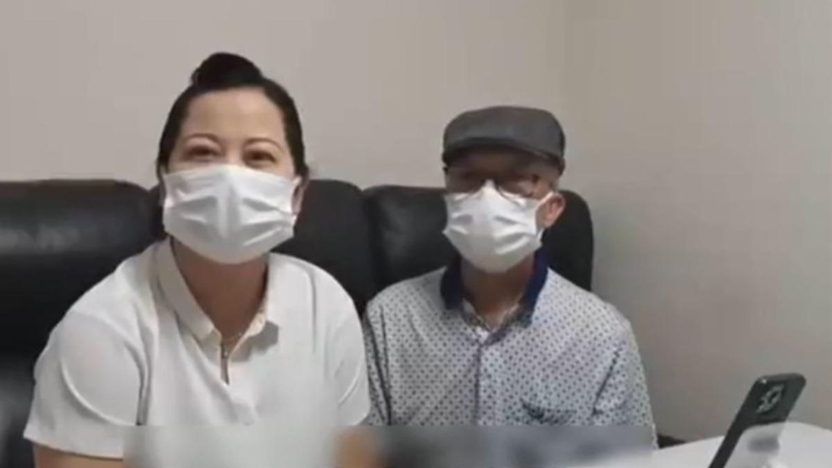 疑金錢糾紛,香港老少配網紅爭執濺血被捕。(圖/香港TVB)