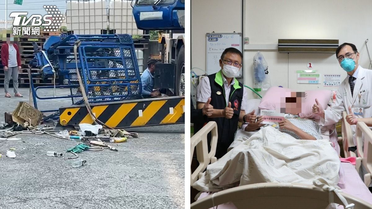 3死1傷!生還工人靠呼吸器躺9個月 是家中經濟支柱惹心疼