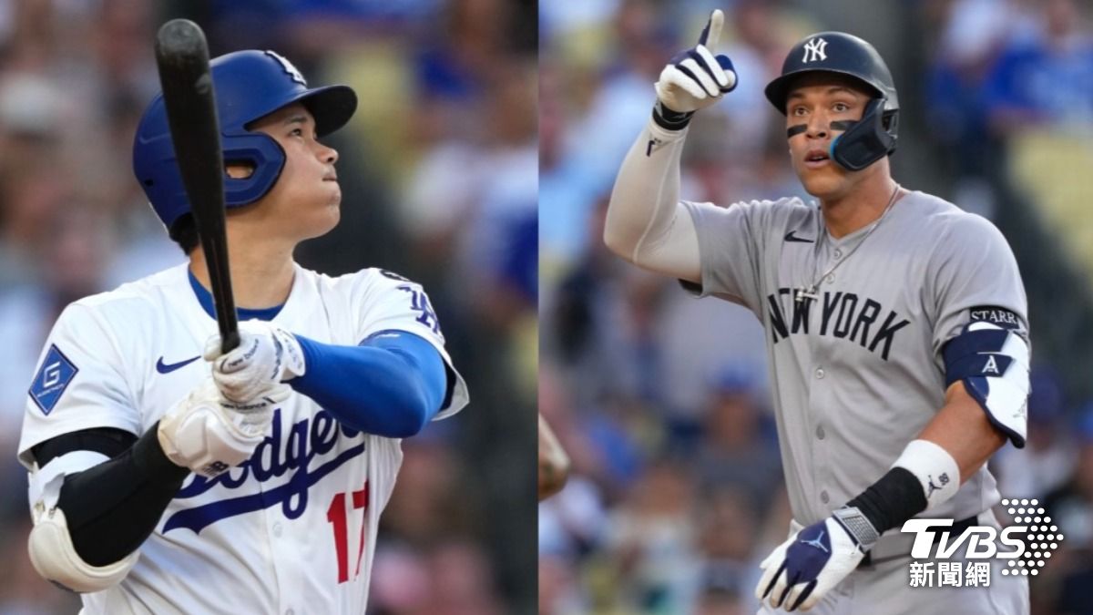 大谷翔平以2轟領先賈吉。(圖/達志影像美聯社)