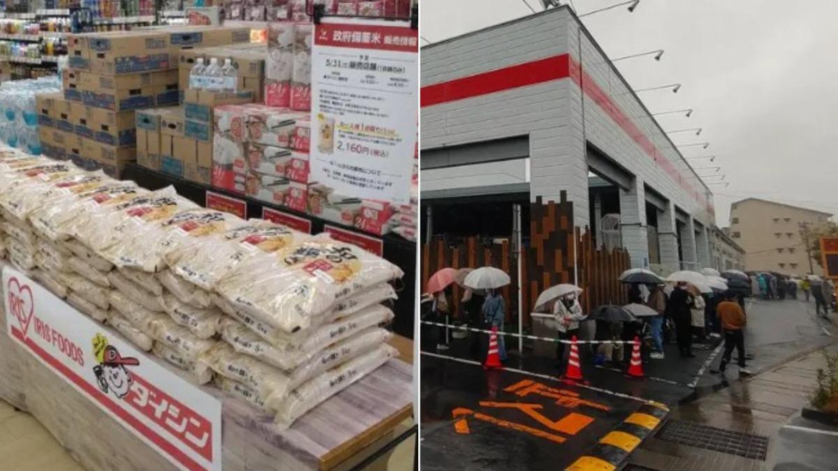 日本開賣儲備米!比市價便宜一半 民眾「凌晨排隊搶購」