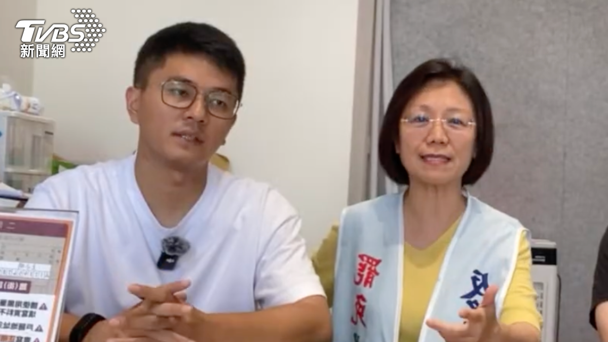罷免立委吳沛憶領銜人李孝亮、立委翁曉玲。（圖／翻攝歷史哥YT頻道）