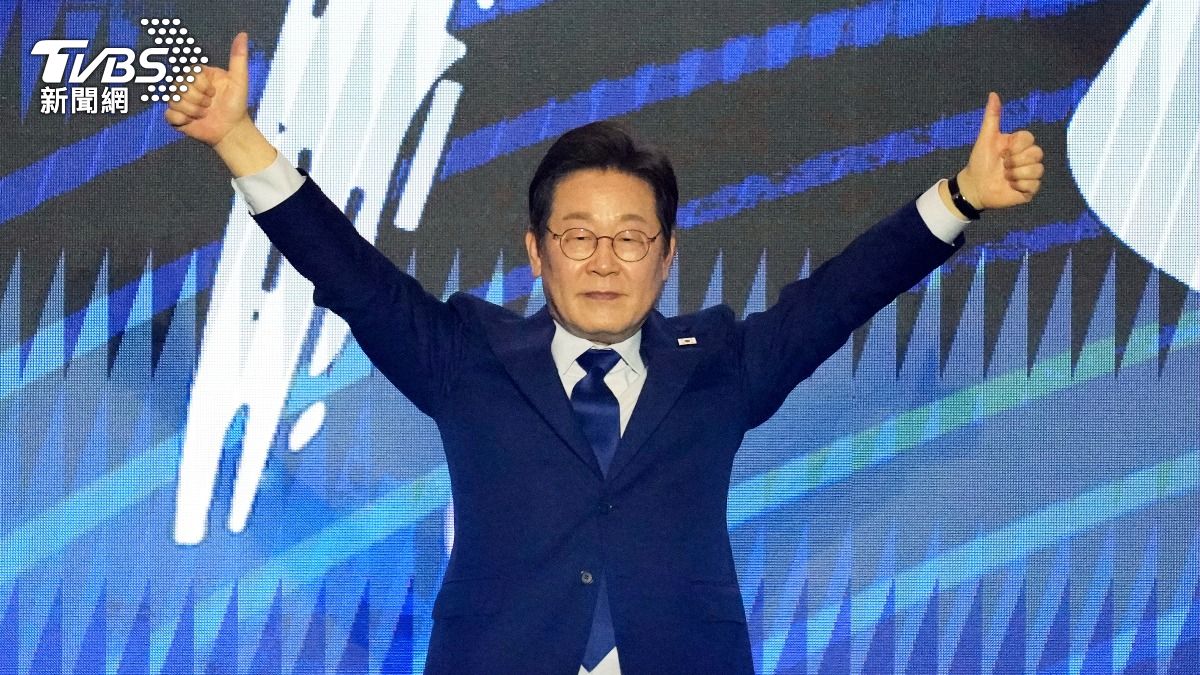 李在明資料畫面。(圖/達志影像美聯社)