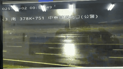 國3今日凌晨發生自撞死亡車禍。（圖／TVBS）