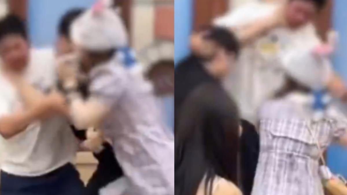 上海迪士尼變格鬥場!情侶PK一家三口 小孩遭狠推