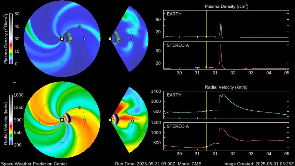 強烈磁暴影響地球至6月3日 氣象署:恐增加衛星導航偏差