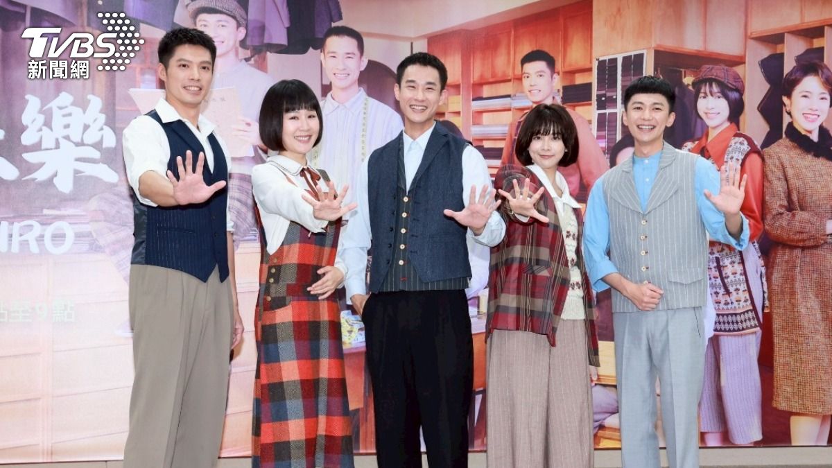 王盈凱(左起)、何宜珊、盧彥澤、蔡祥、陳玹宇出席記者會。(圖/趙世平攝)