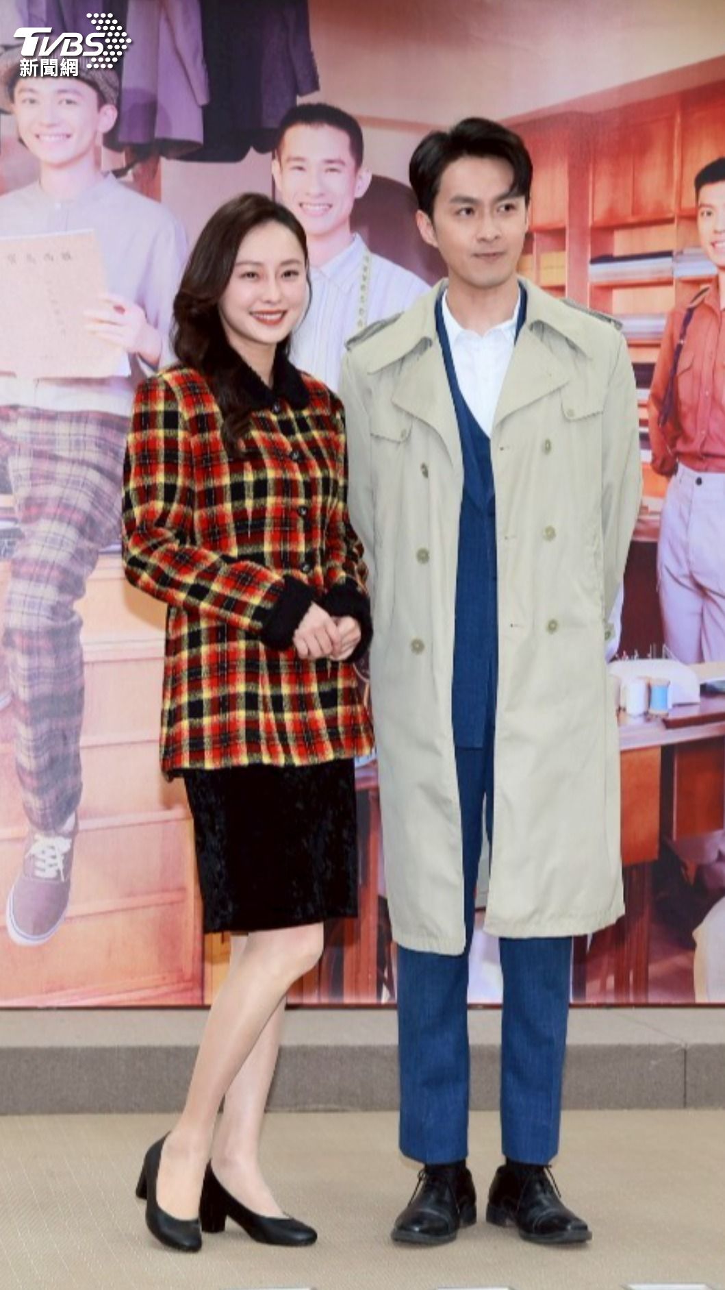 璟宣(左)、張雁名主演《寶島西米樂》。(圖/趙世平攝)