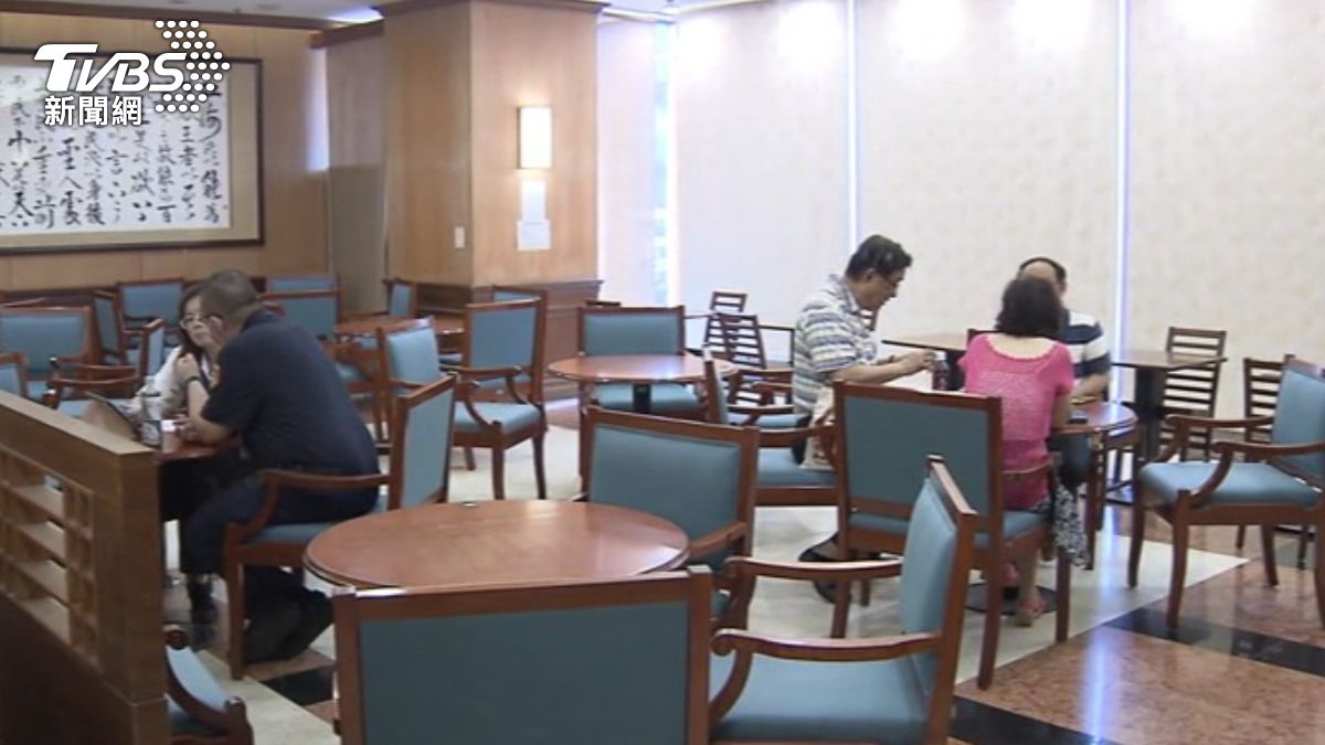 中興大樓咖啡廳。 (圖/TVBS)