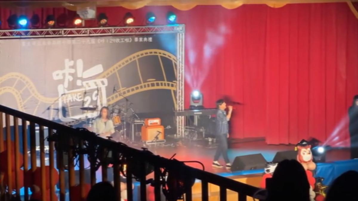 原來動力火車成員的小孩是永春高中應屆畢業生!(圖/畫面授權 goldfish_730@threads)