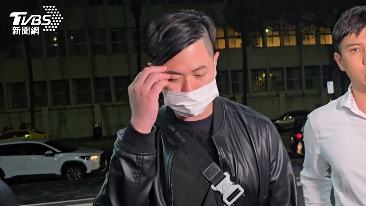 時任二本松負責人林建宏以10萬元交保。（圖／TVBS）