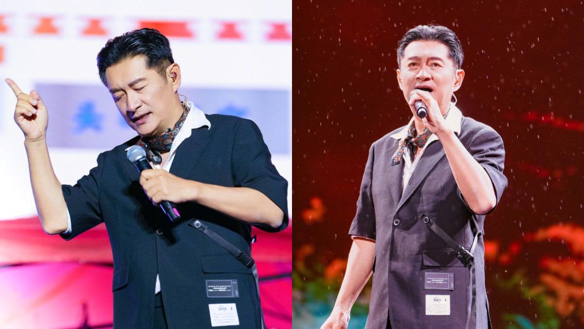 黃安分享在音樂節表演的照片。（圖／翻攝自黃安微博）