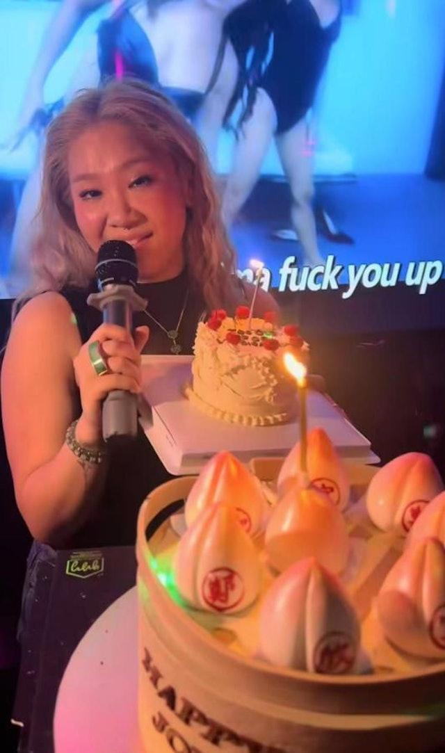 日前欣宜慶祝38歲生日。（圖／翻攝自IG＠princejoyce）