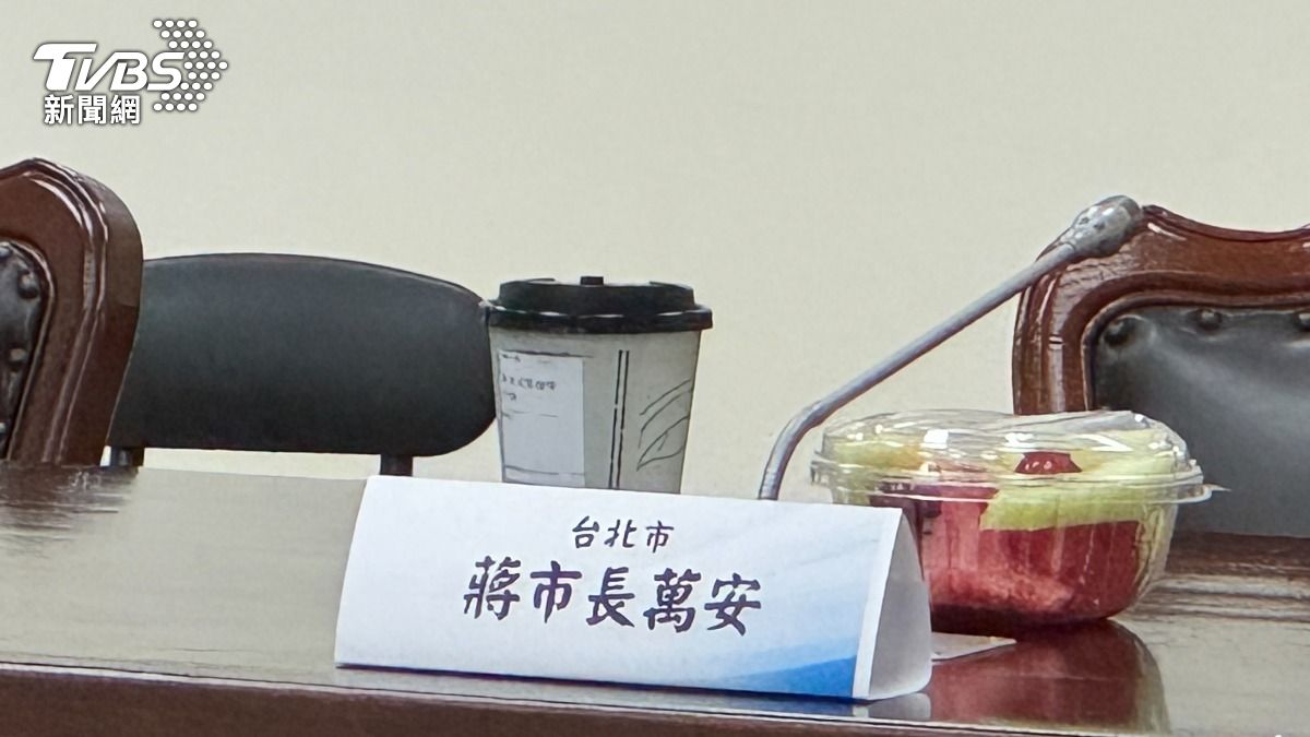 蔣萬安未出席拜會國民黨立法院黨團。(圖/陳怡潔攝)
