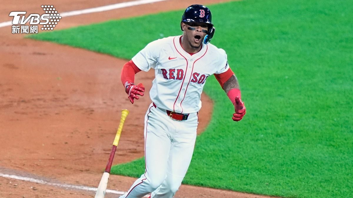 MLB/剛好越竿!紅襪大物敲「史上最短再見轟」 避免遭天使橫掃